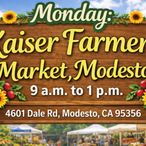 kaiser farmers market, modesto